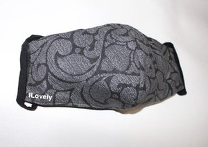 Mask (Grey-Black Designed)
